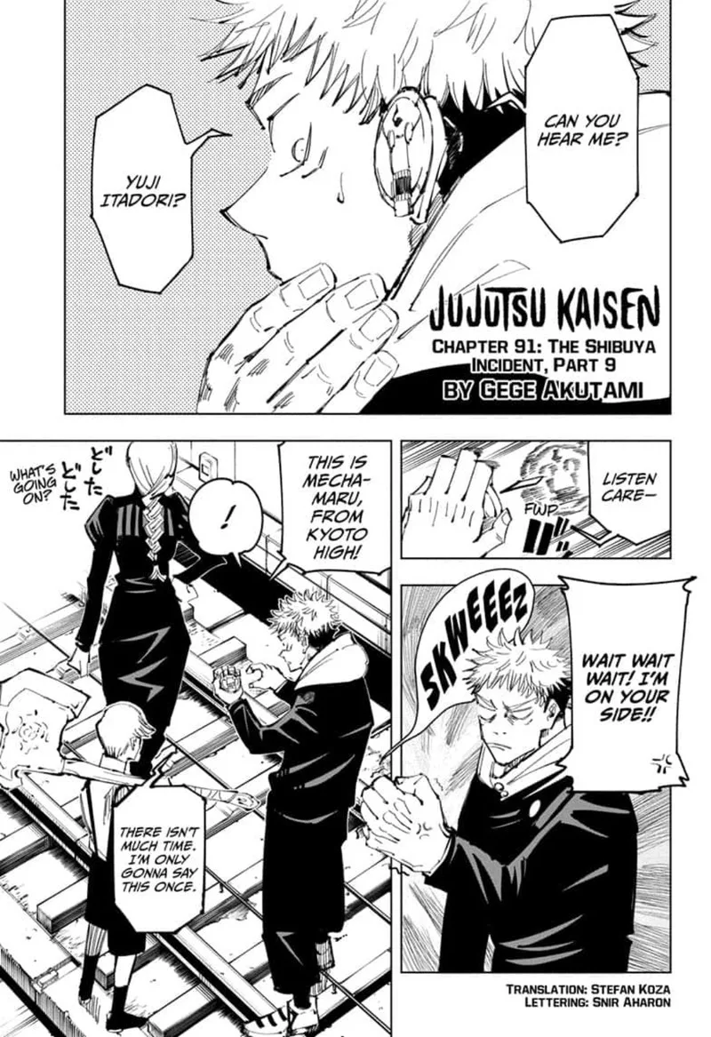 JUJUTSU KAISEN Chapter 91 page 2