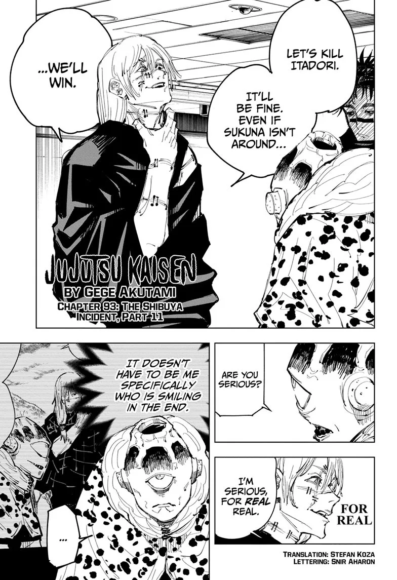 JUJUTSU KAISEN Chapter 93 page 2