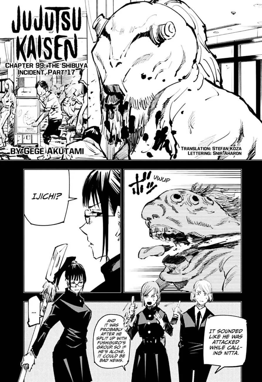 JUJUTSU KAISEN Chapter 99 page 3