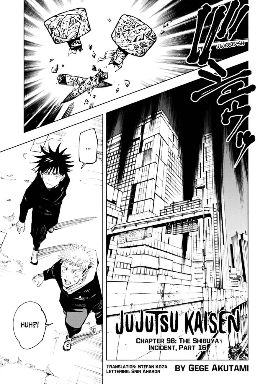 JUJUTSU KAISEN Chapter 98 page 2
