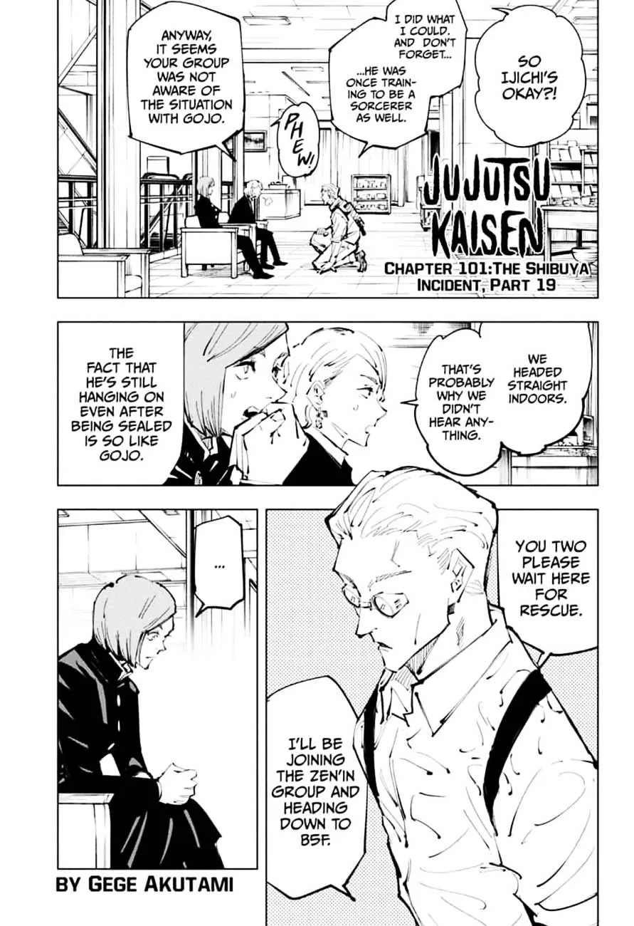 JUJUTSU KAISEN Chapter 101 page 2