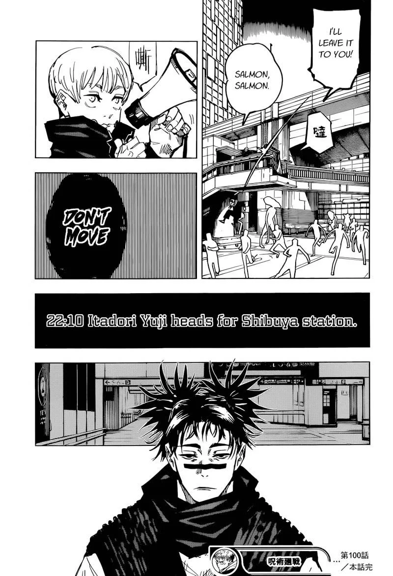JUJUTSU KAISEN Chapter 100 page 22