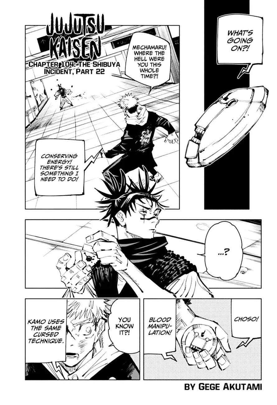 JUJUTSU KAISEN Chapter 104 page 2
