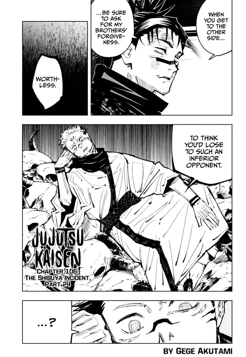 JUJUTSU KAISEN Chapter 106 page 2