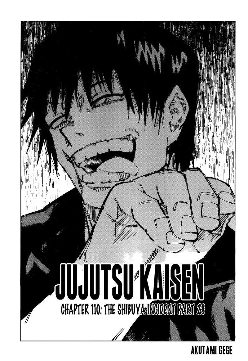 JUJUTSU KAISEN Chapter 110 page 2