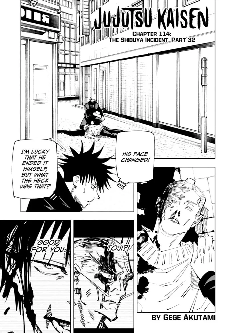 JUJUTSU KAISEN Chapter 114 page 2