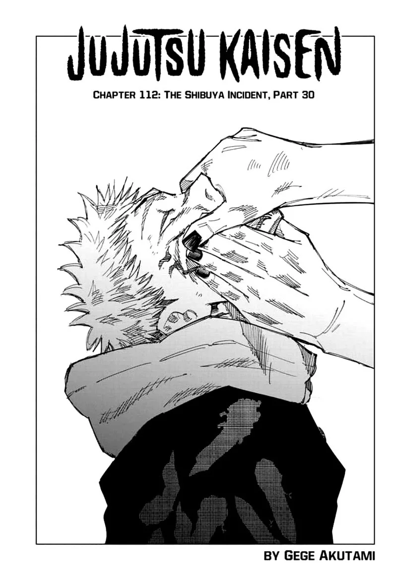 JUJUTSU KAISEN Chapter 112 page 2