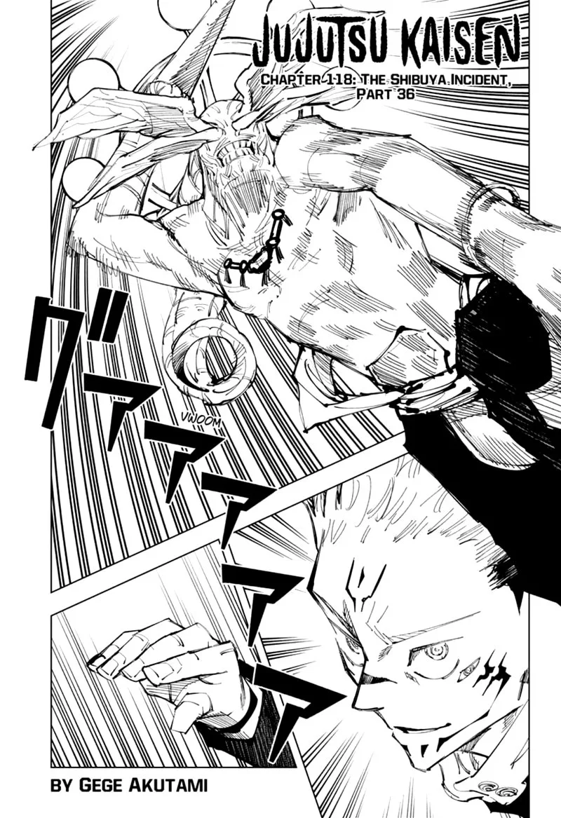 JUJUTSU KAISEN Chapter 118 page 2
