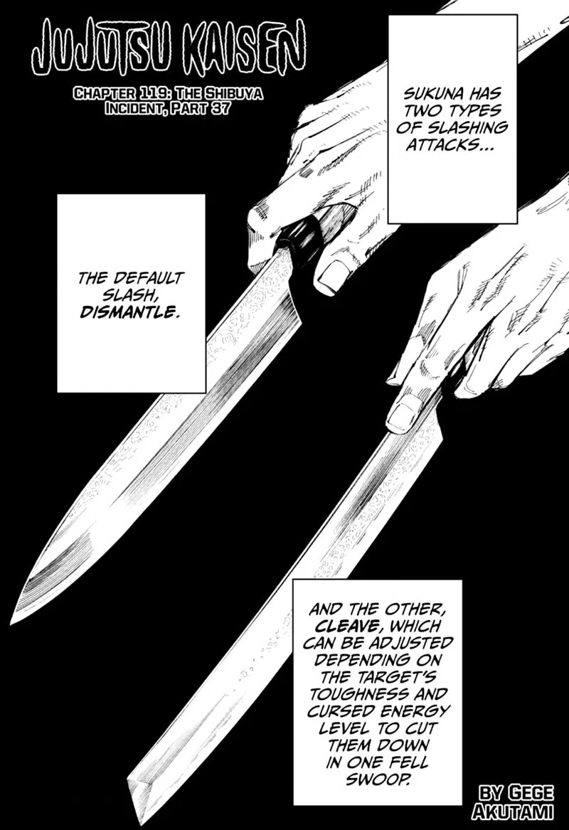 JUJUTSU KAISEN Chapter 119 page 2