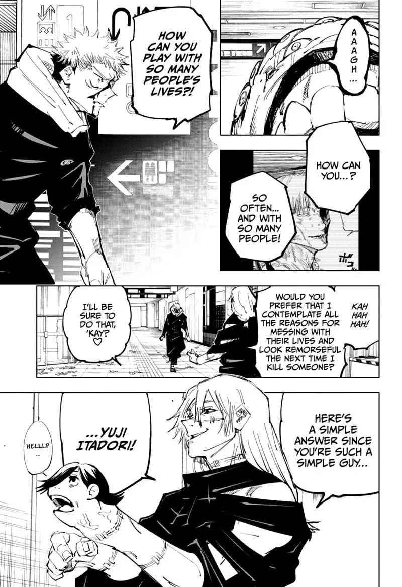 JUJUTSU KAISEN Chapter 121 page 9