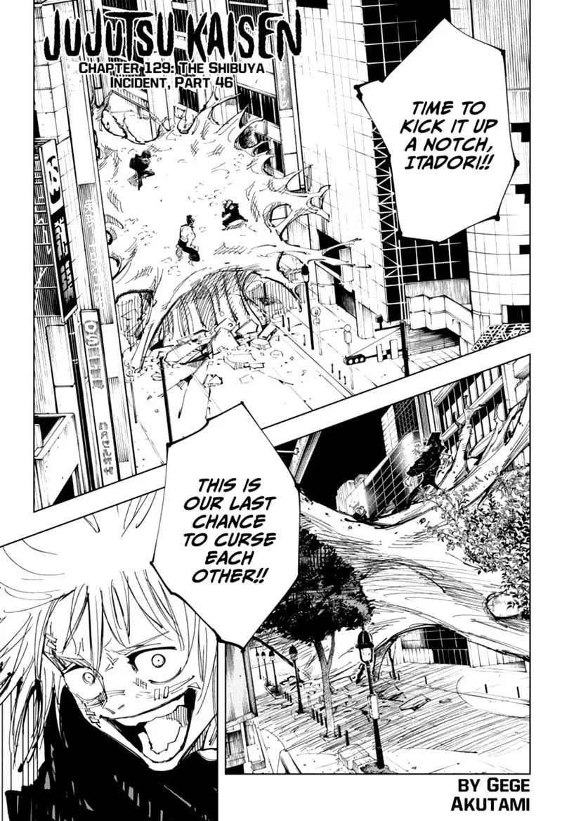 JUJUTSU KAISEN Chapter 129 page 2