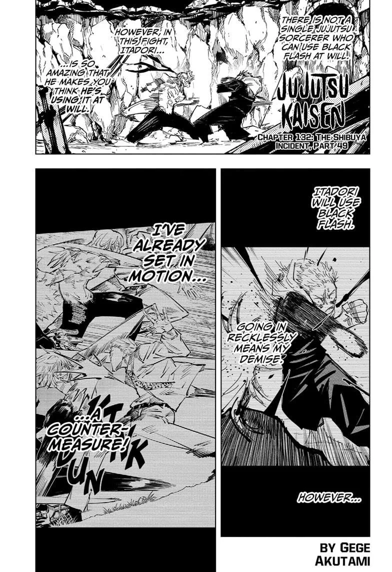 JUJUTSU KAISEN Chapter 132 page 2