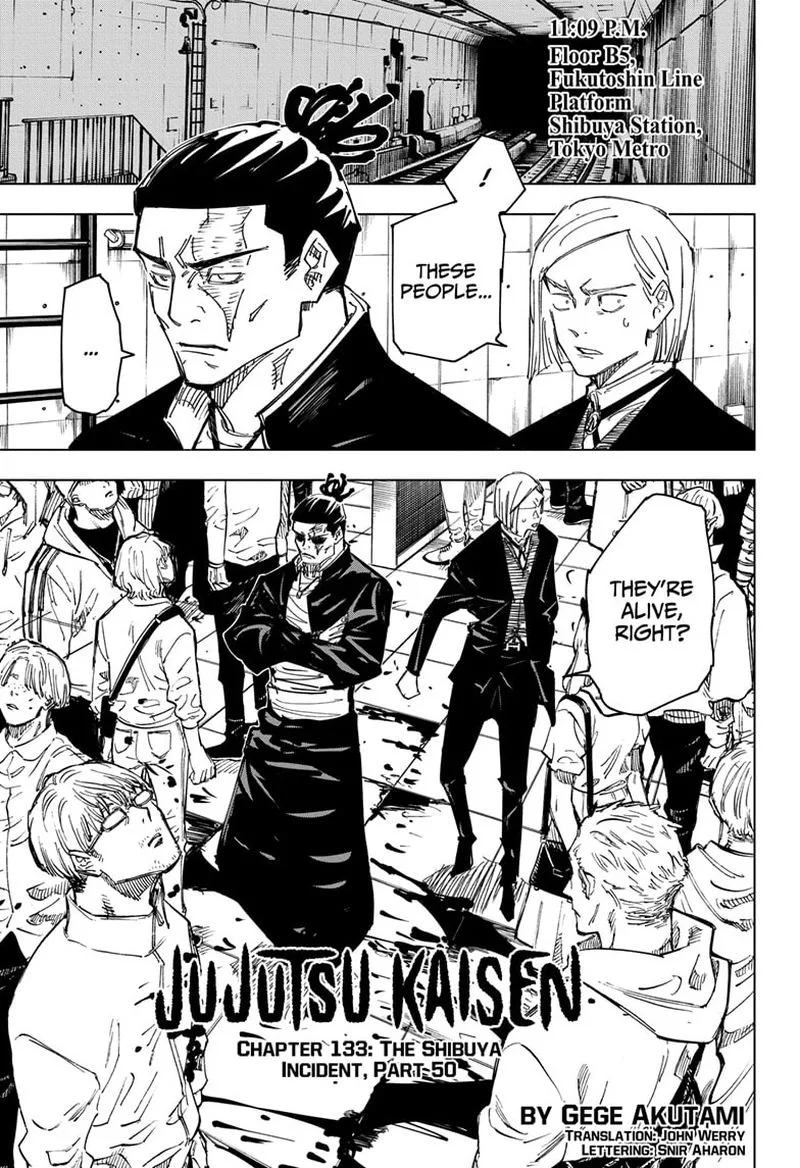 JUJUTSU KAISEN Chapter 133 page 2