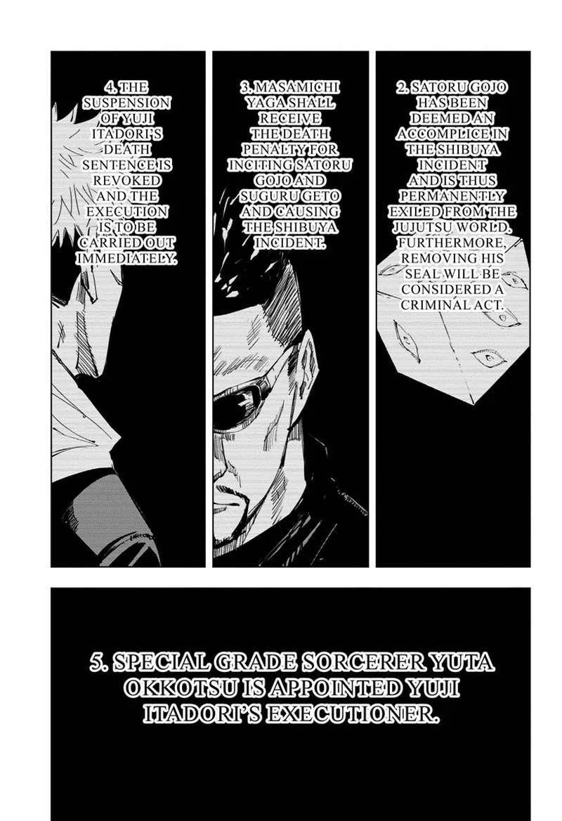 JUJUTSU KAISEN Chapter 137 page 20