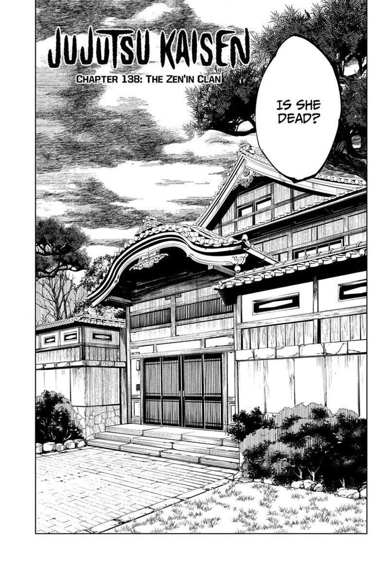 JUJUTSU KAISEN Chapter 138 page 2