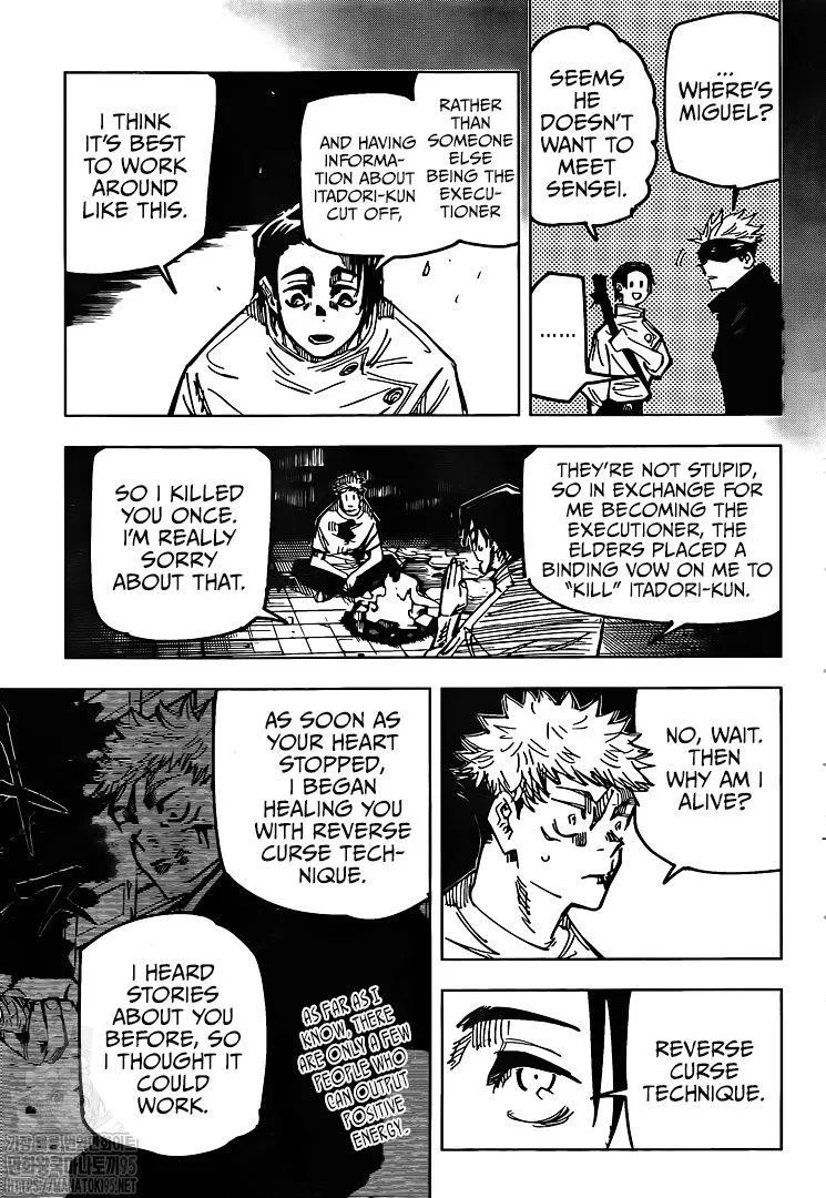 JUJUTSU KAISEN Chapter 143 page 10
