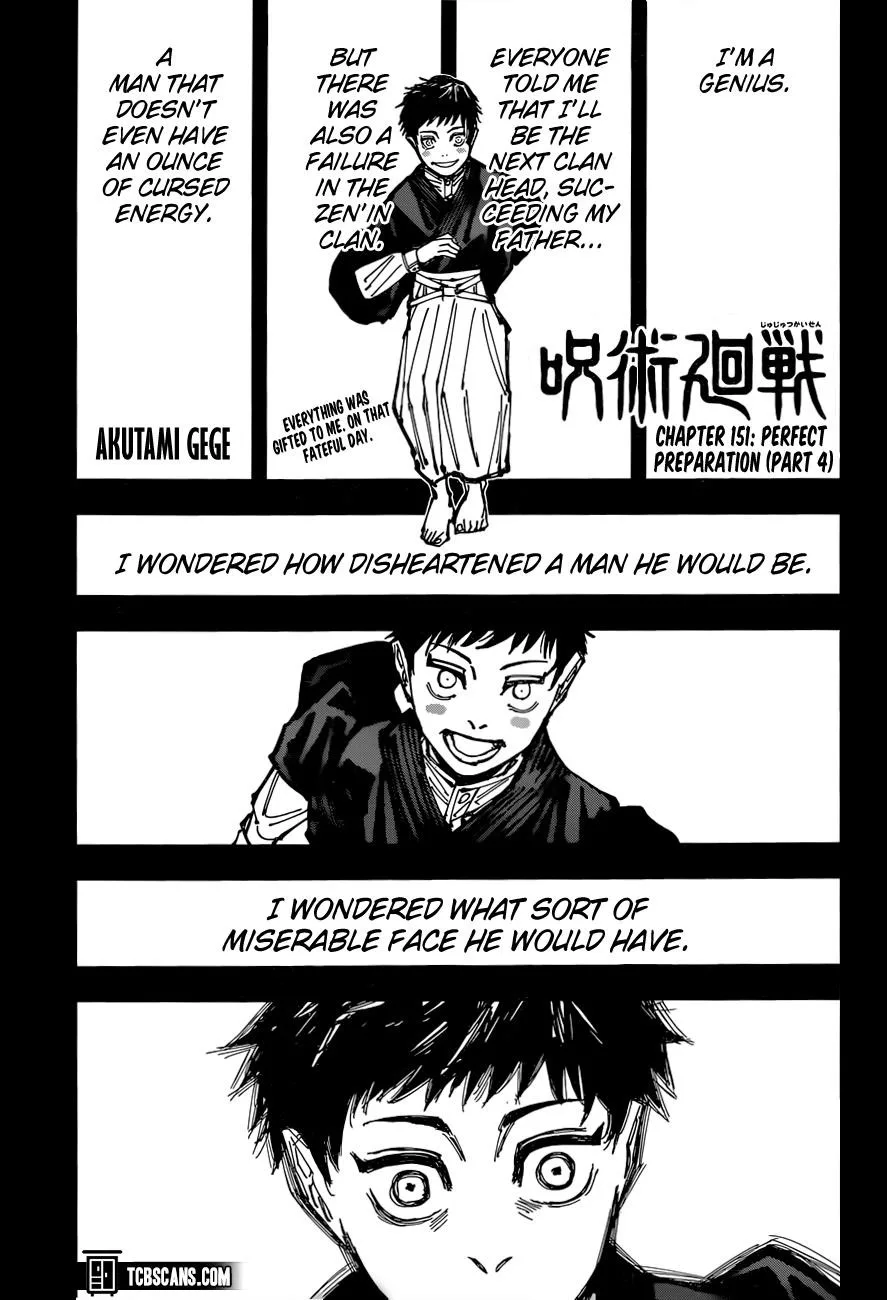 JUJUTSU KAISEN Chapter 151 page 2