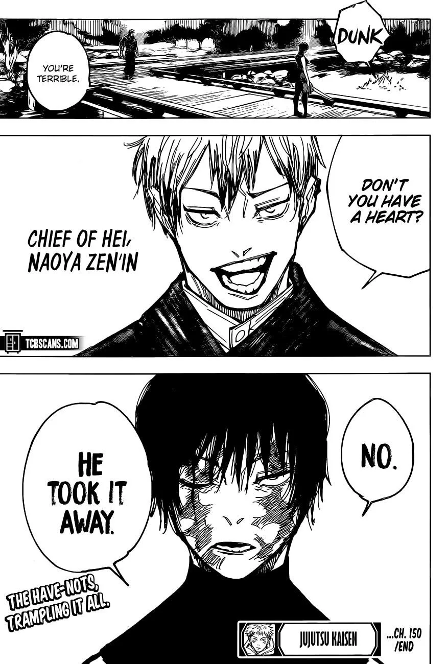 JUJUTSU KAISEN Chapter 150 page 22