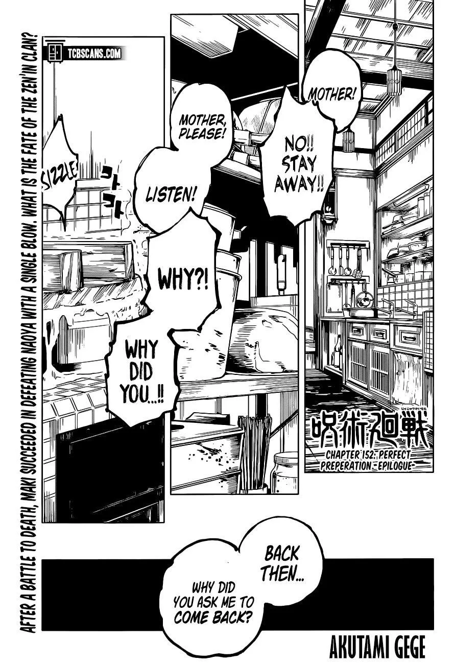 JUJUTSU KAISEN Chapter 152 page 2