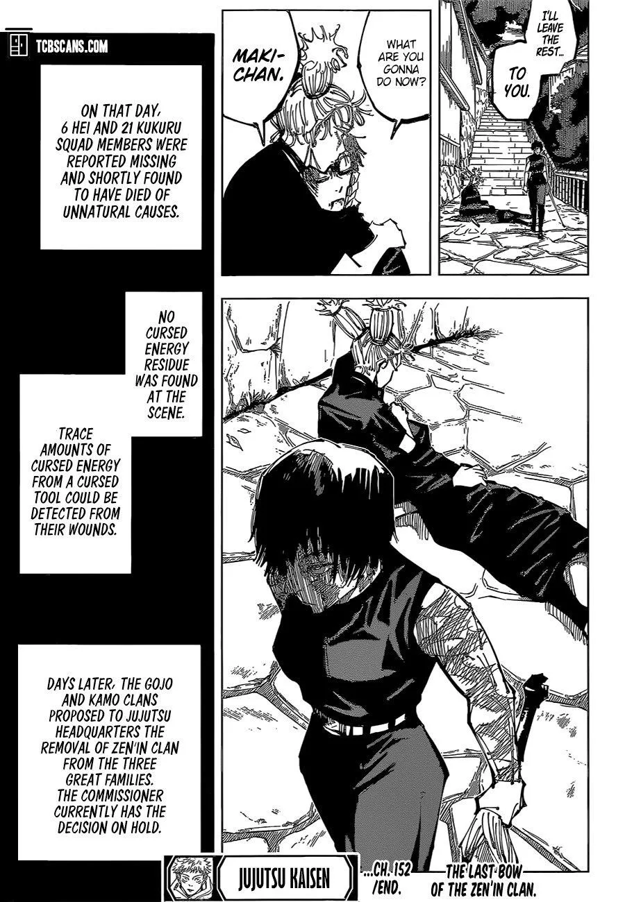 JUJUTSU KAISEN Chapter 152 page 10