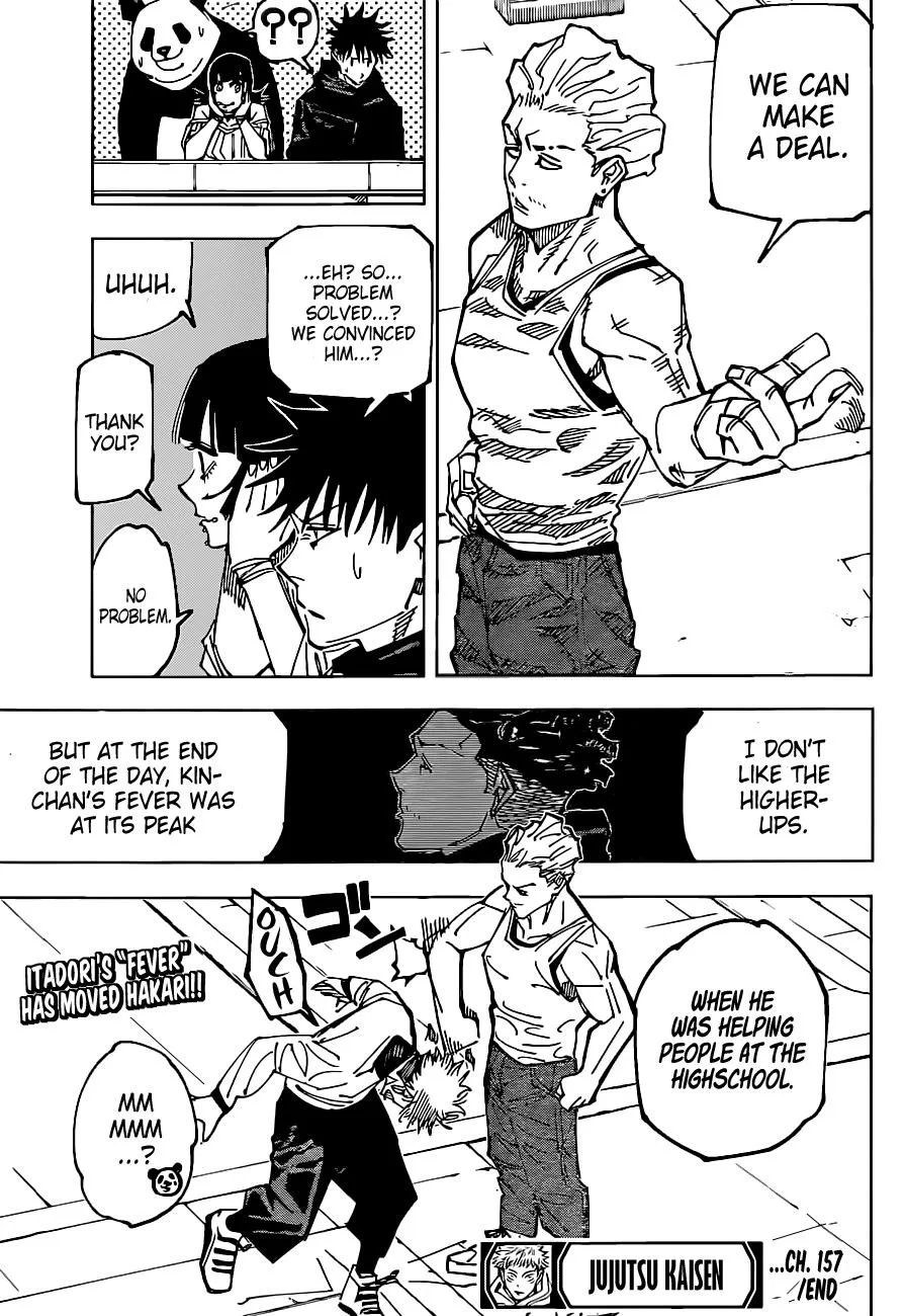 JUJUTSU KAISEN Chapter 157 page 19
