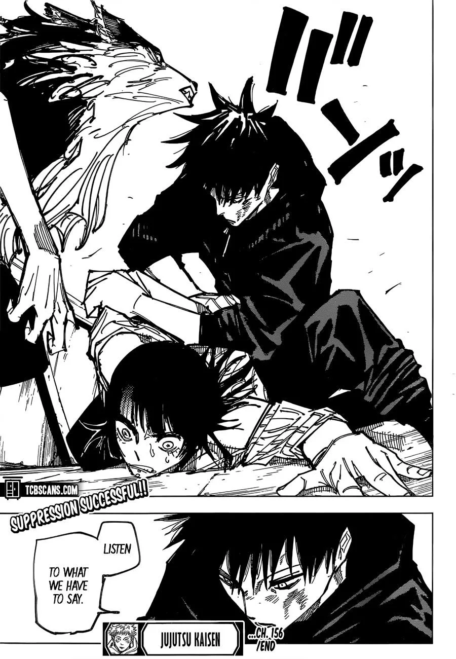 JUJUTSU KAISEN Chapter 156 page 19