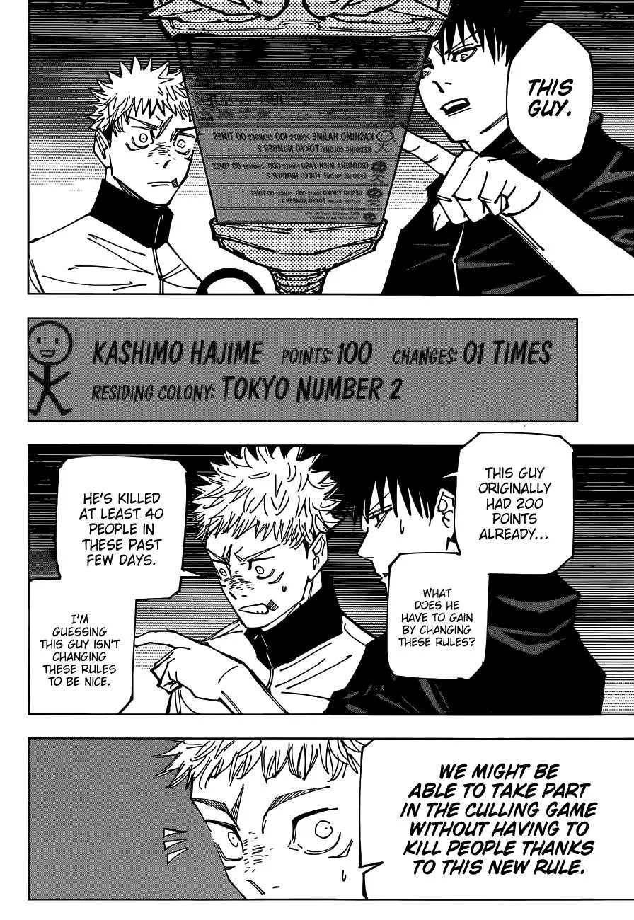 JUJUTSU KAISEN Chapter 158 page 15