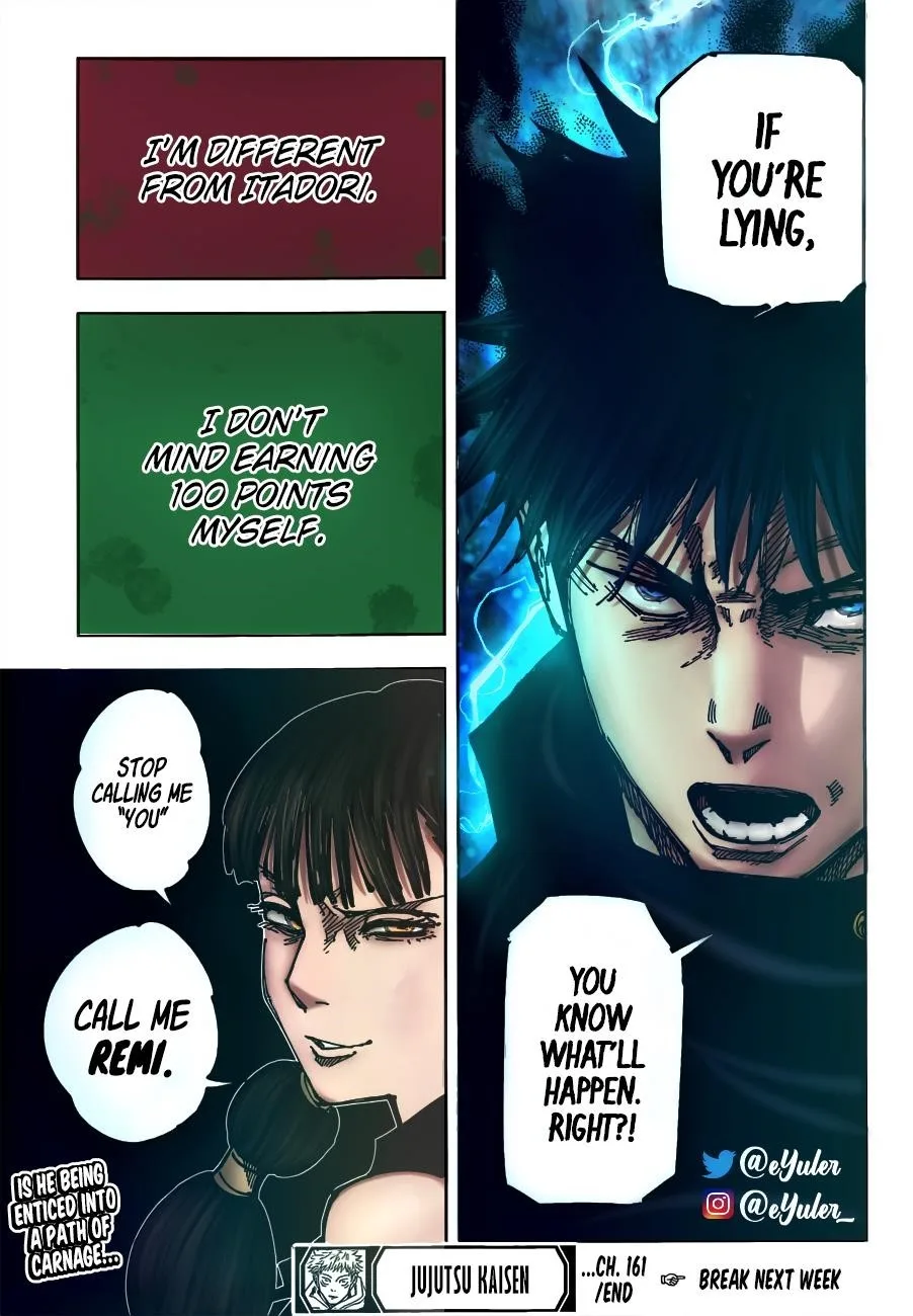 JUJUTSU KAISEN Chapter 161 page 20