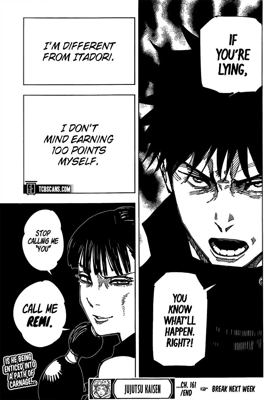 JUJUTSU KAISEN Chapter 161 page 19