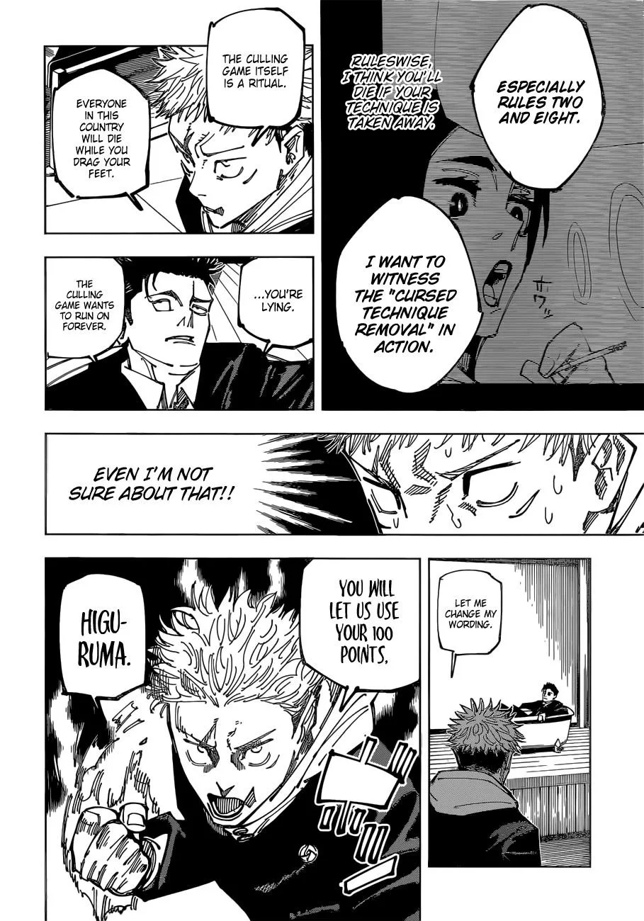JUJUTSU KAISEN Chapter 163 page 18