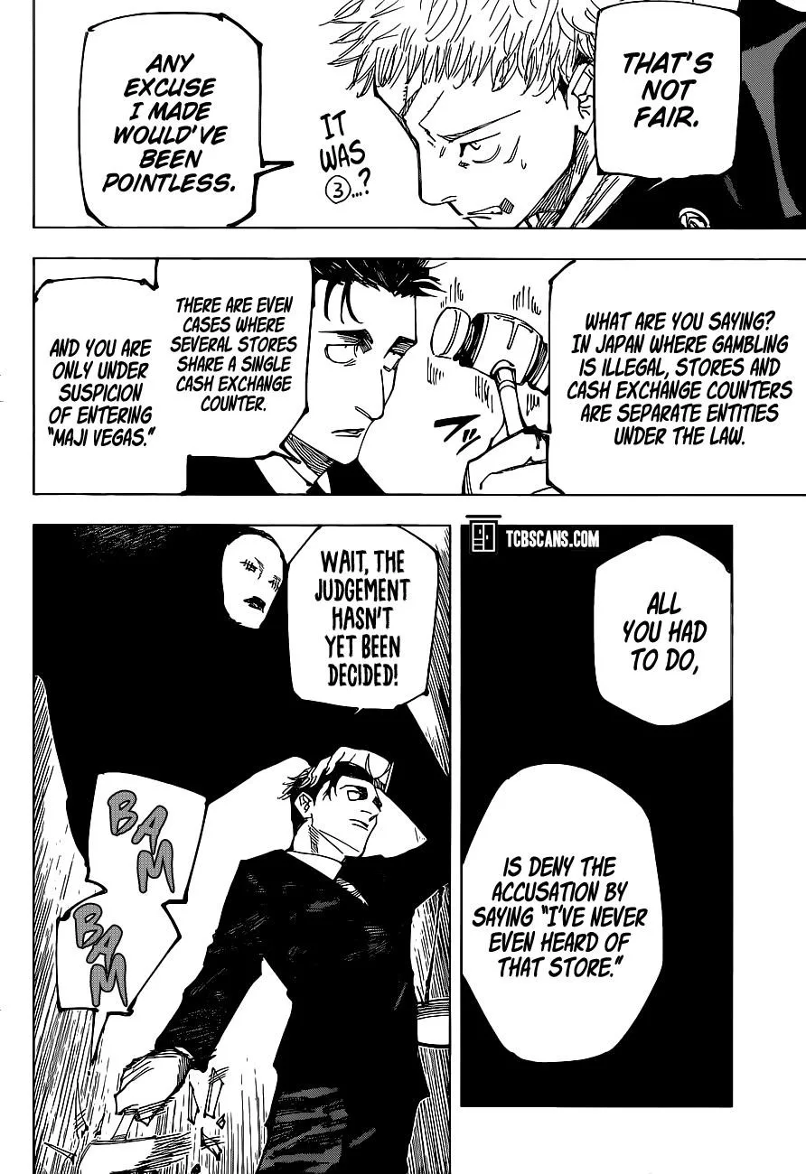 JUJUTSU KAISEN Chapter 164 page 14