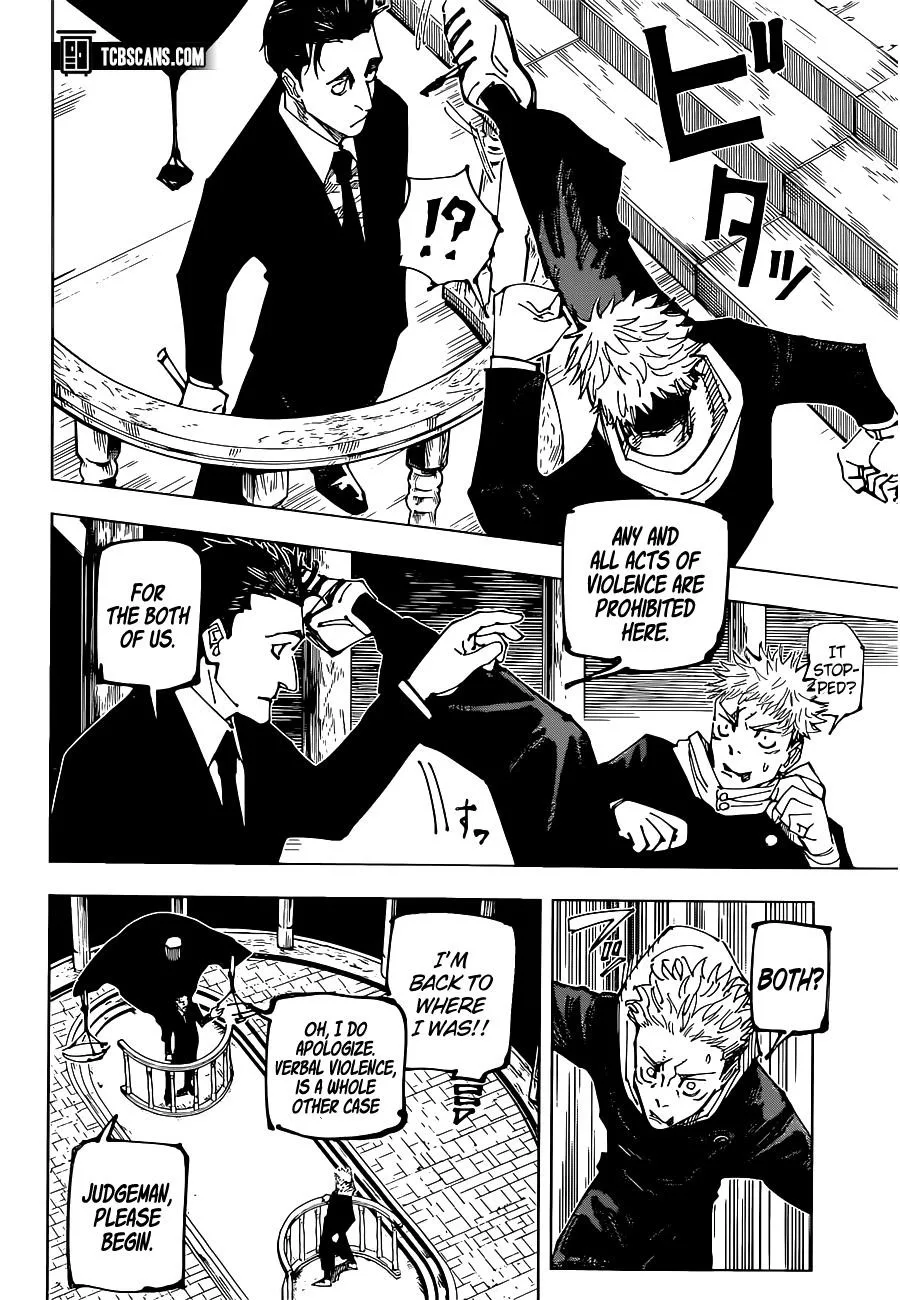 JUJUTSU KAISEN Chapter 164 page 4