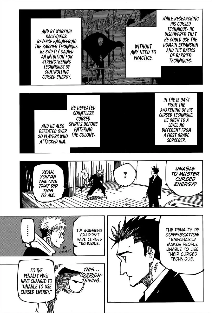 JUJUTSU KAISEN Chapter 165 page 6