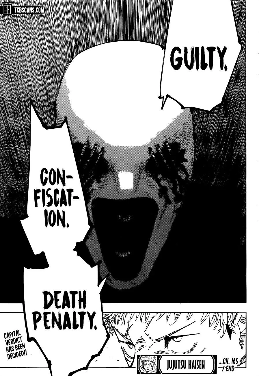JUJUTSU KAISEN Chapter 165 page 20