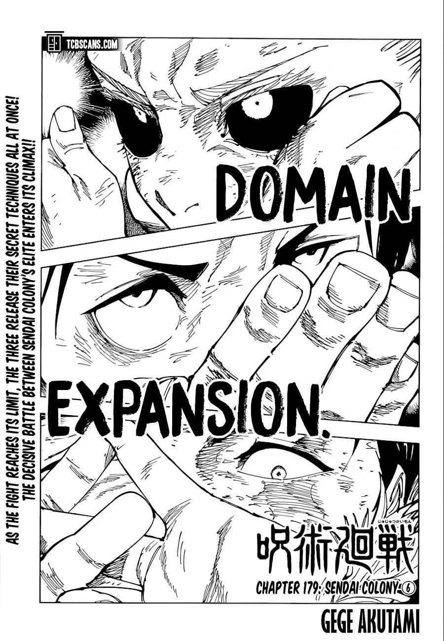 JUJUTSU KAISEN Chapter 179 page 2