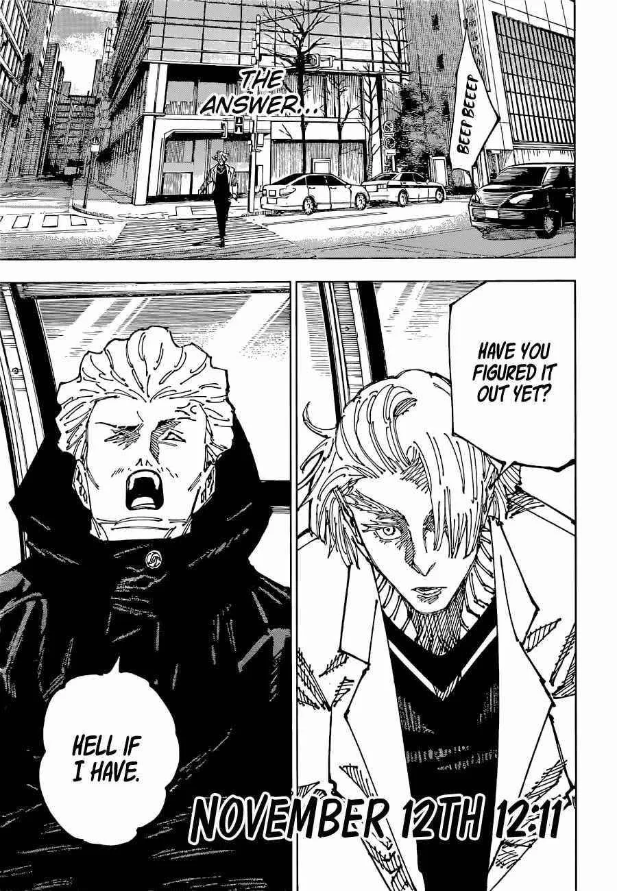 JUJUTSU KAISEN Chapter 181 page 17