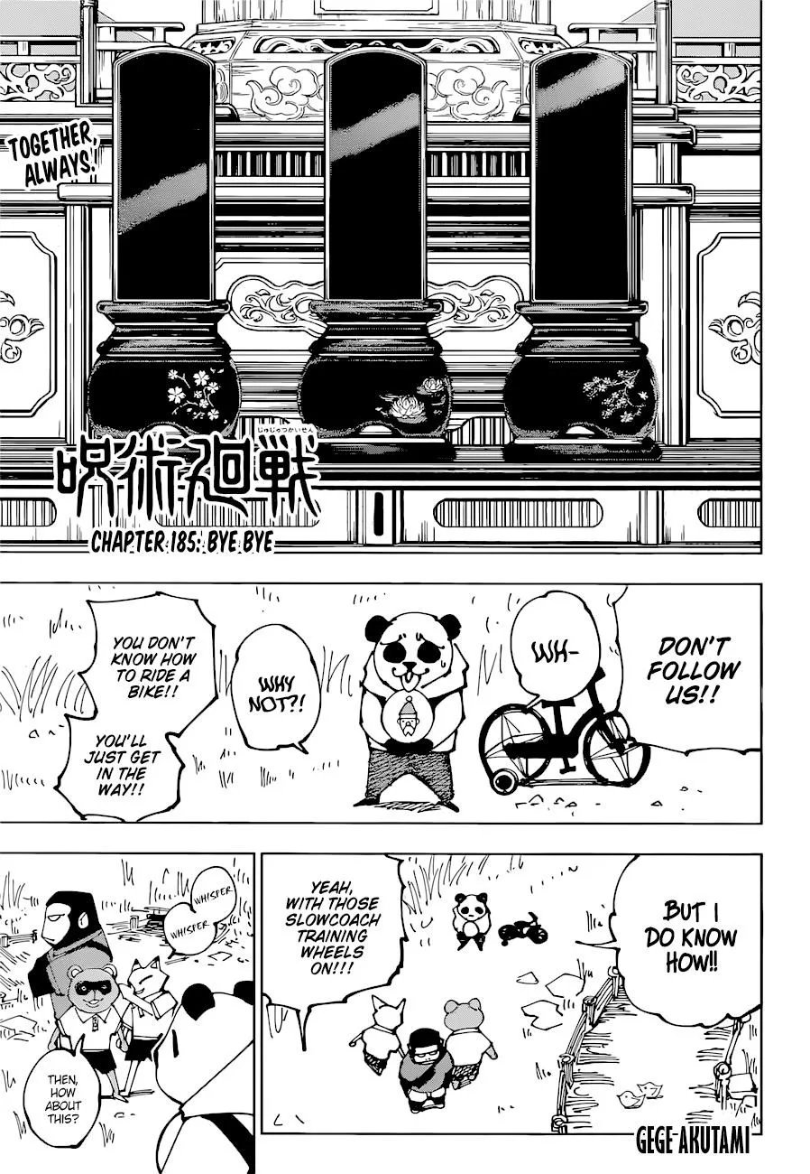 JUJUTSU KAISEN Chapter 185 page 4