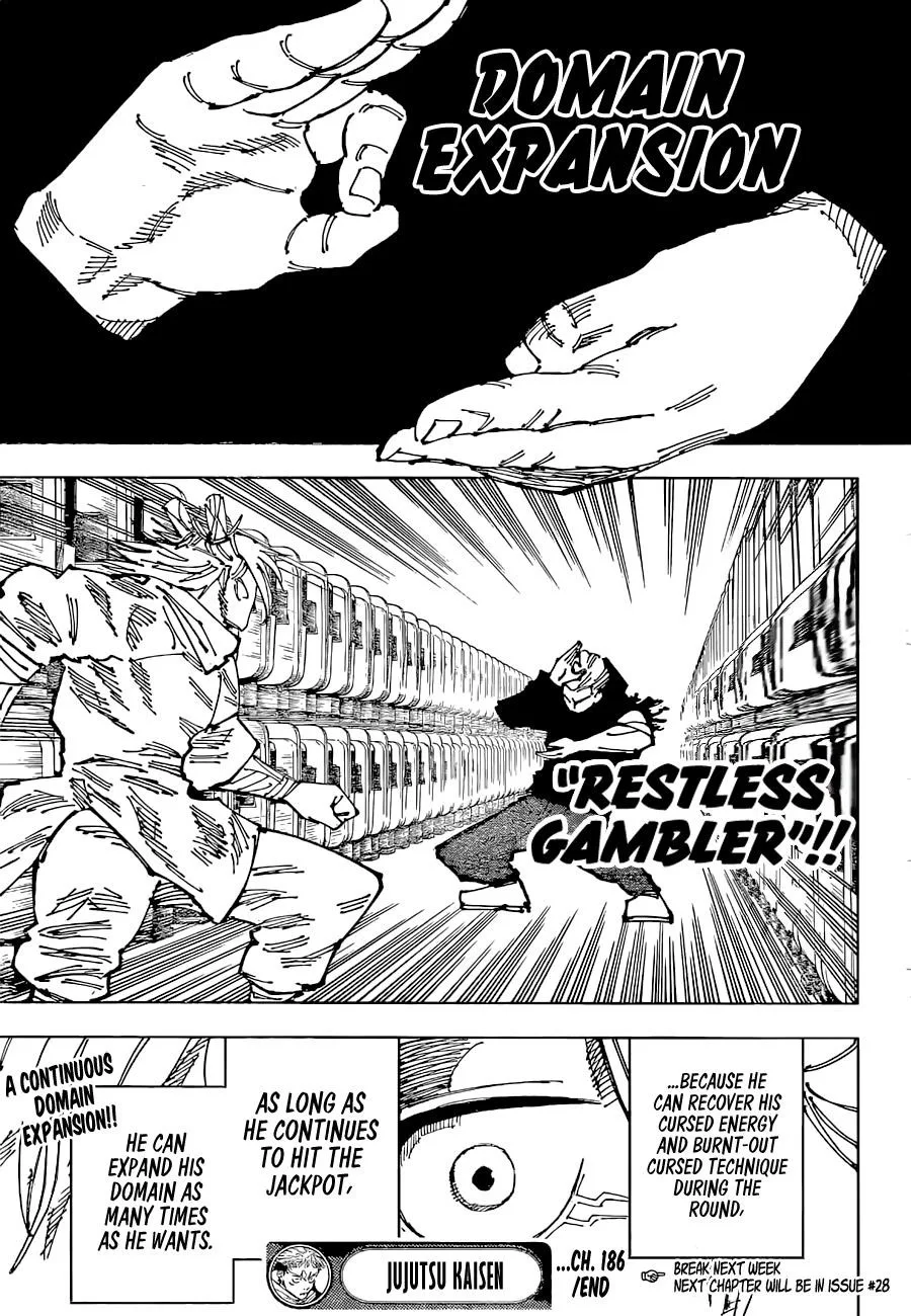 JUJUTSU KAISEN Chapter 186 page 18