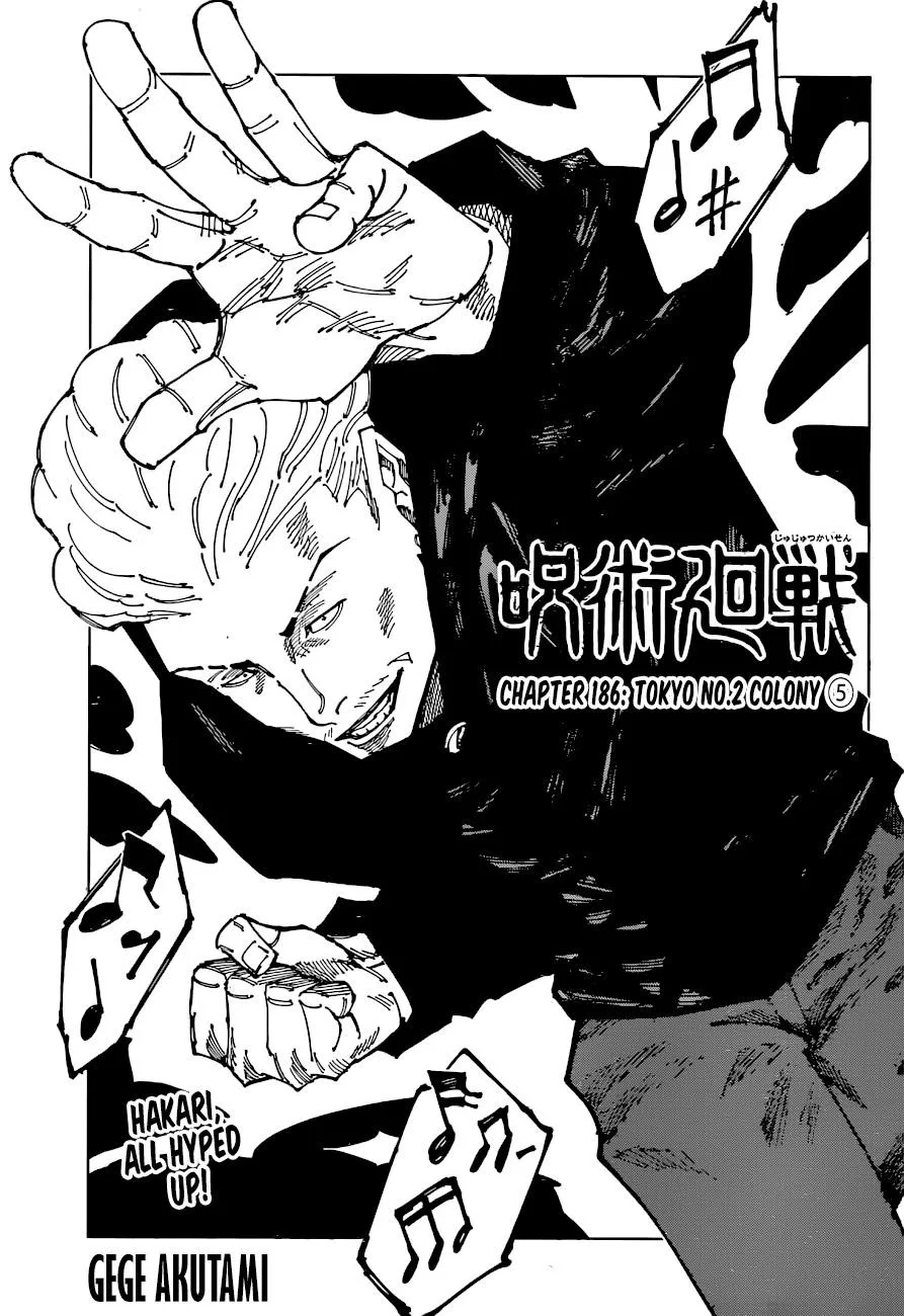 JUJUTSU KAISEN Chapter 186 page 2
