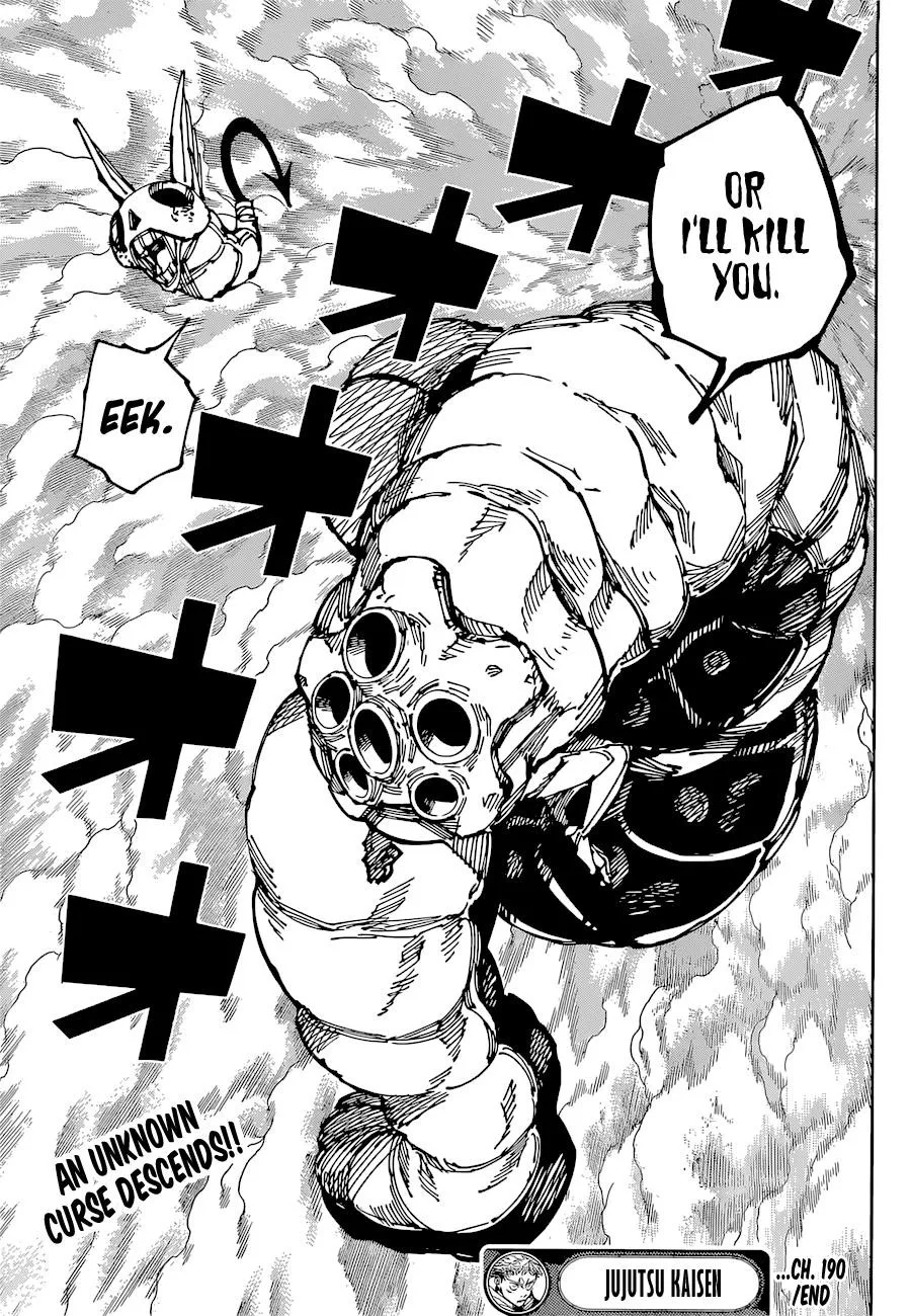 JUJUTSU KAISEN Chapter 190 page 19