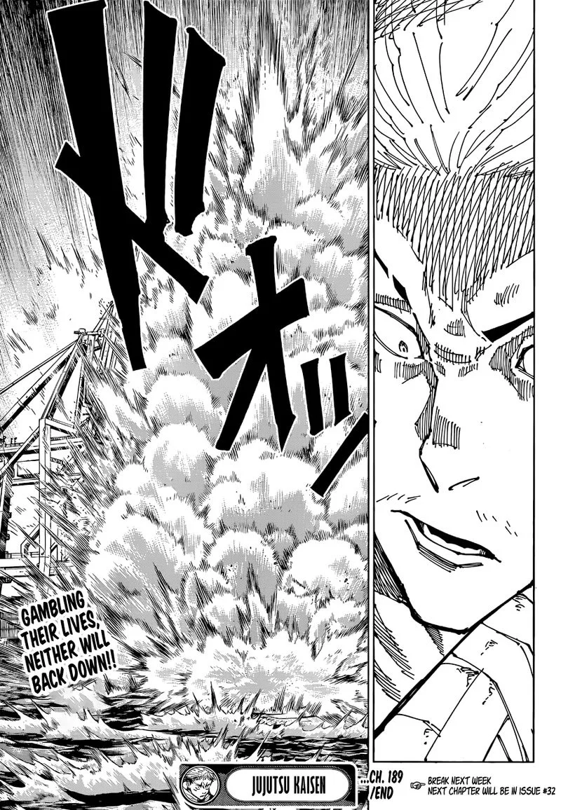 JUJUTSU KAISEN Chapter 189 page 19