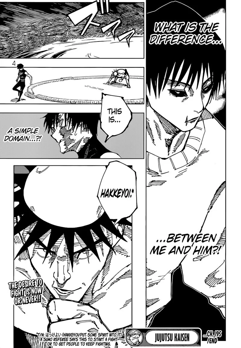 JUJUTSU KAISEN Chapter 195 page 20