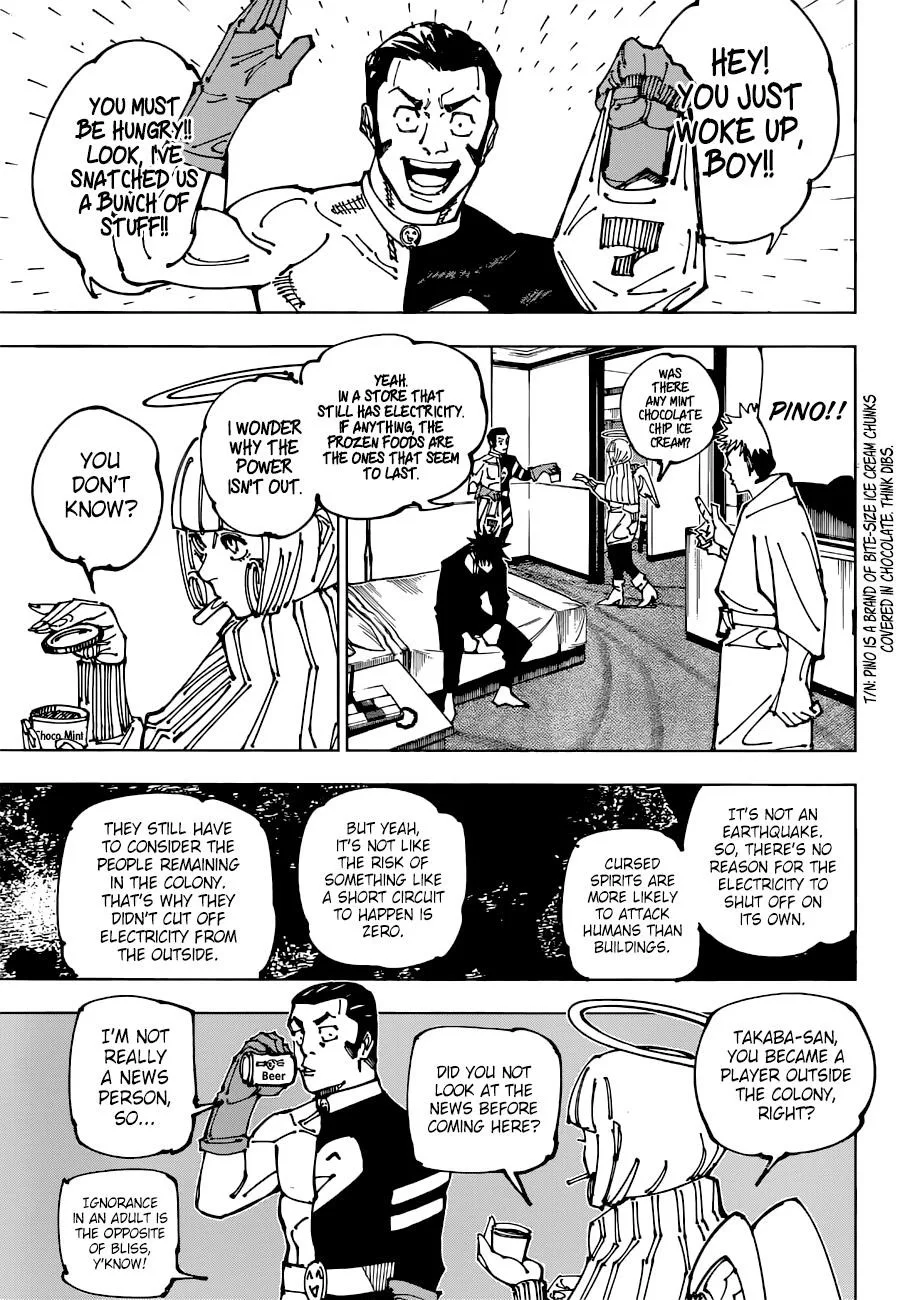 JUJUTSU KAISEN Chapter 199 page 8