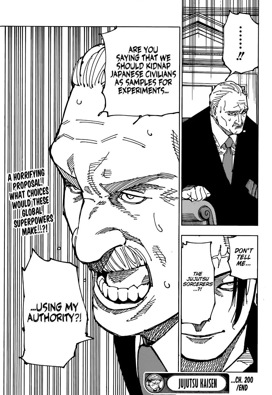 JUJUTSU KAISEN Chapter 200 page 20