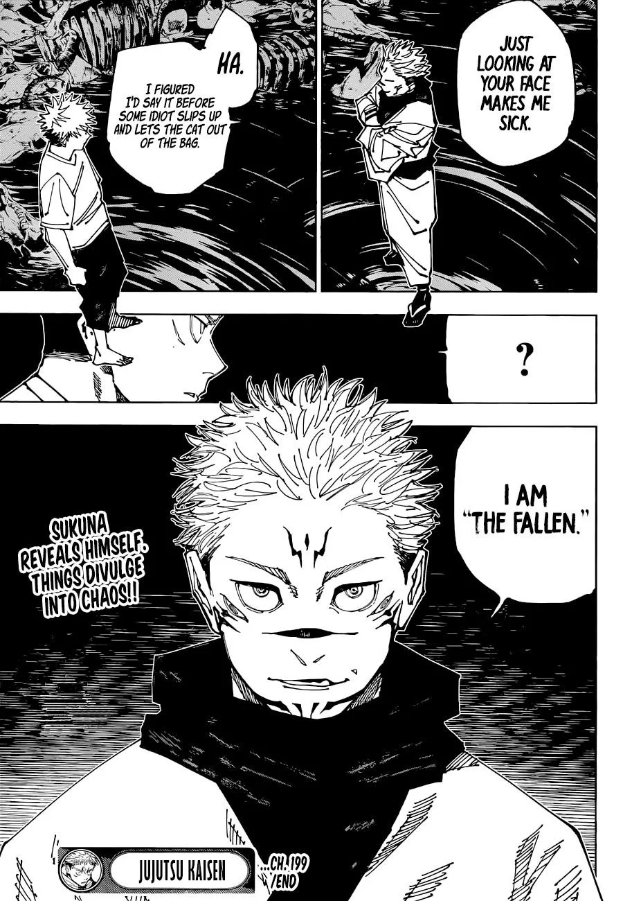 JUJUTSU KAISEN Chapter 199 page 20
