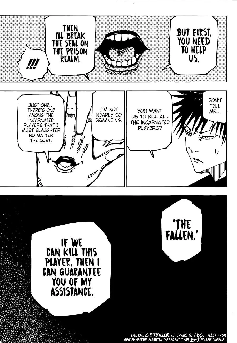 JUJUTSU KAISEN Chapter 199 page 18
