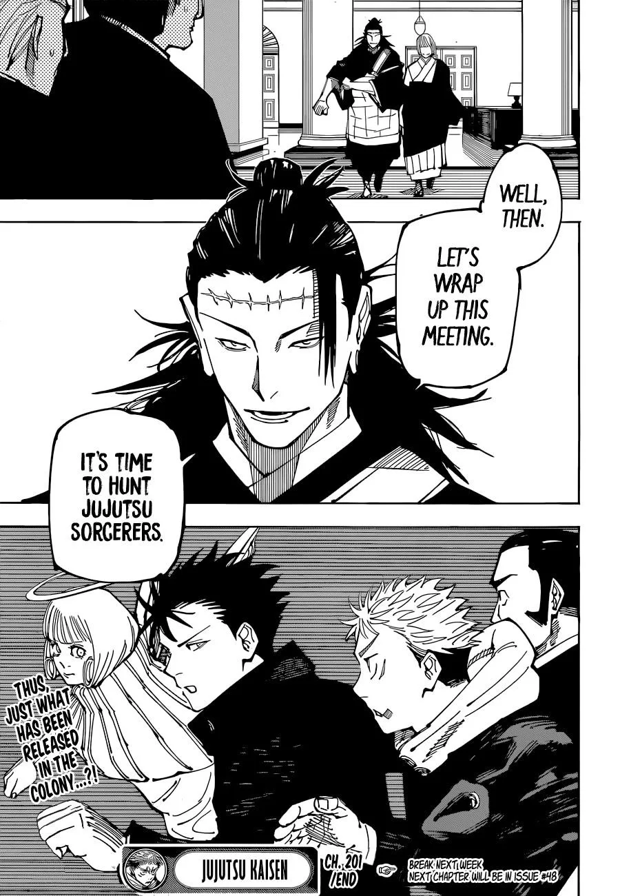 JUJUTSU KAISEN Chapter 201 page 19