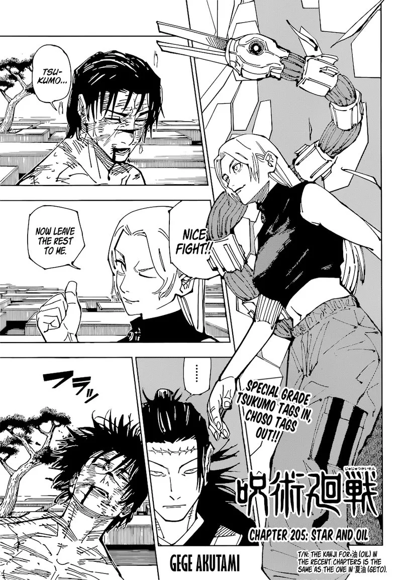JUJUTSU KAISEN Chapter 205 page 2
