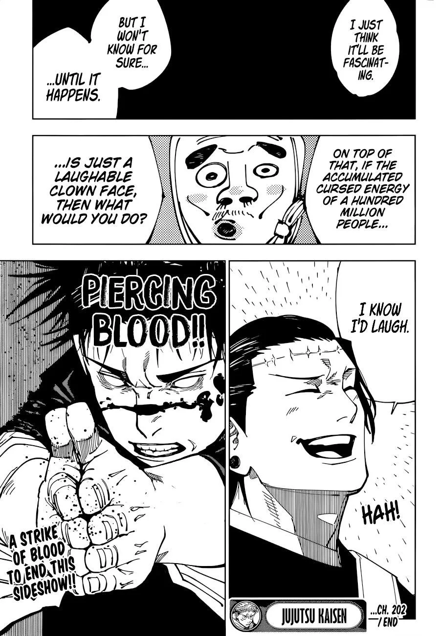 JUJUTSU KAISEN Chapter 202 page 19