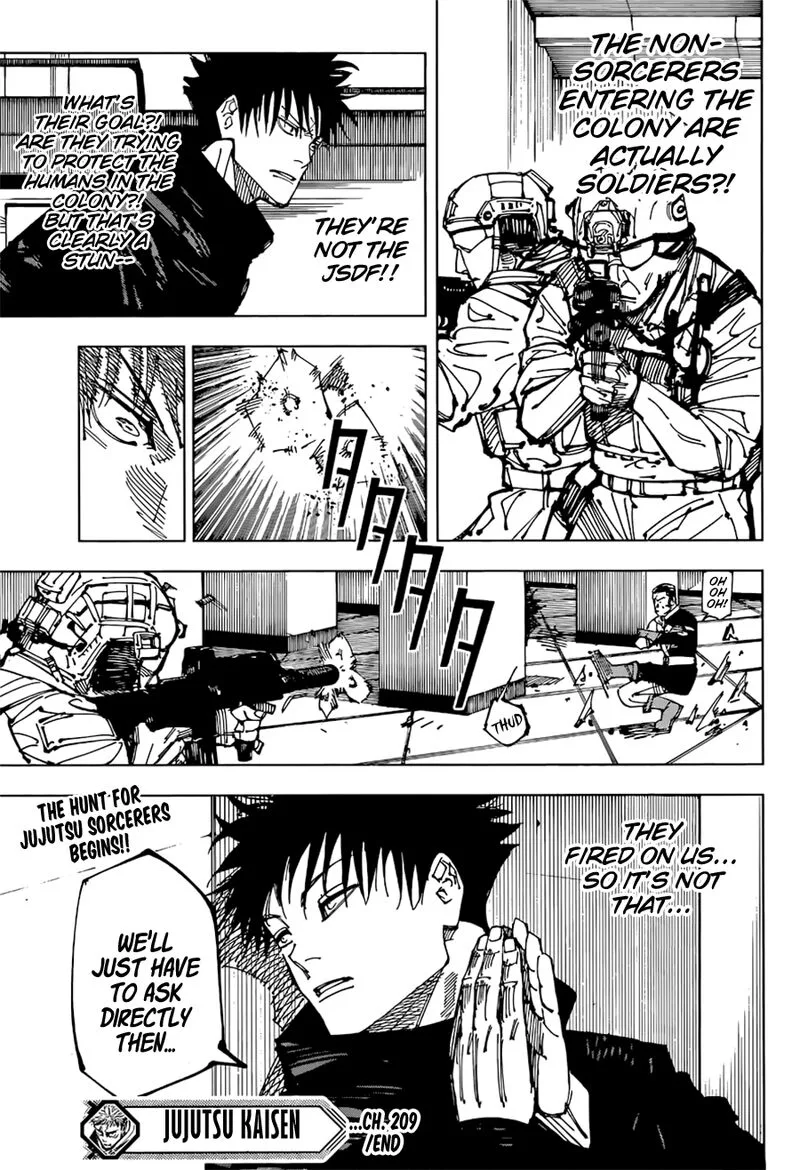 JUJUTSU KAISEN Chapter 209 page 20